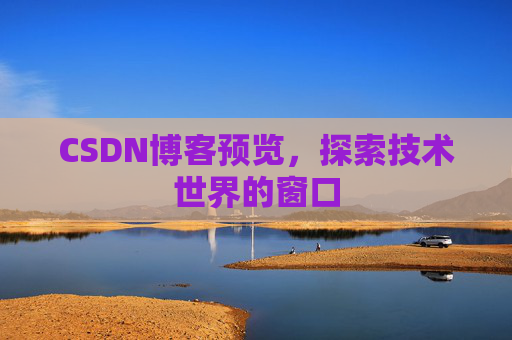 CSDN博客预览,探索技术世界的窗口